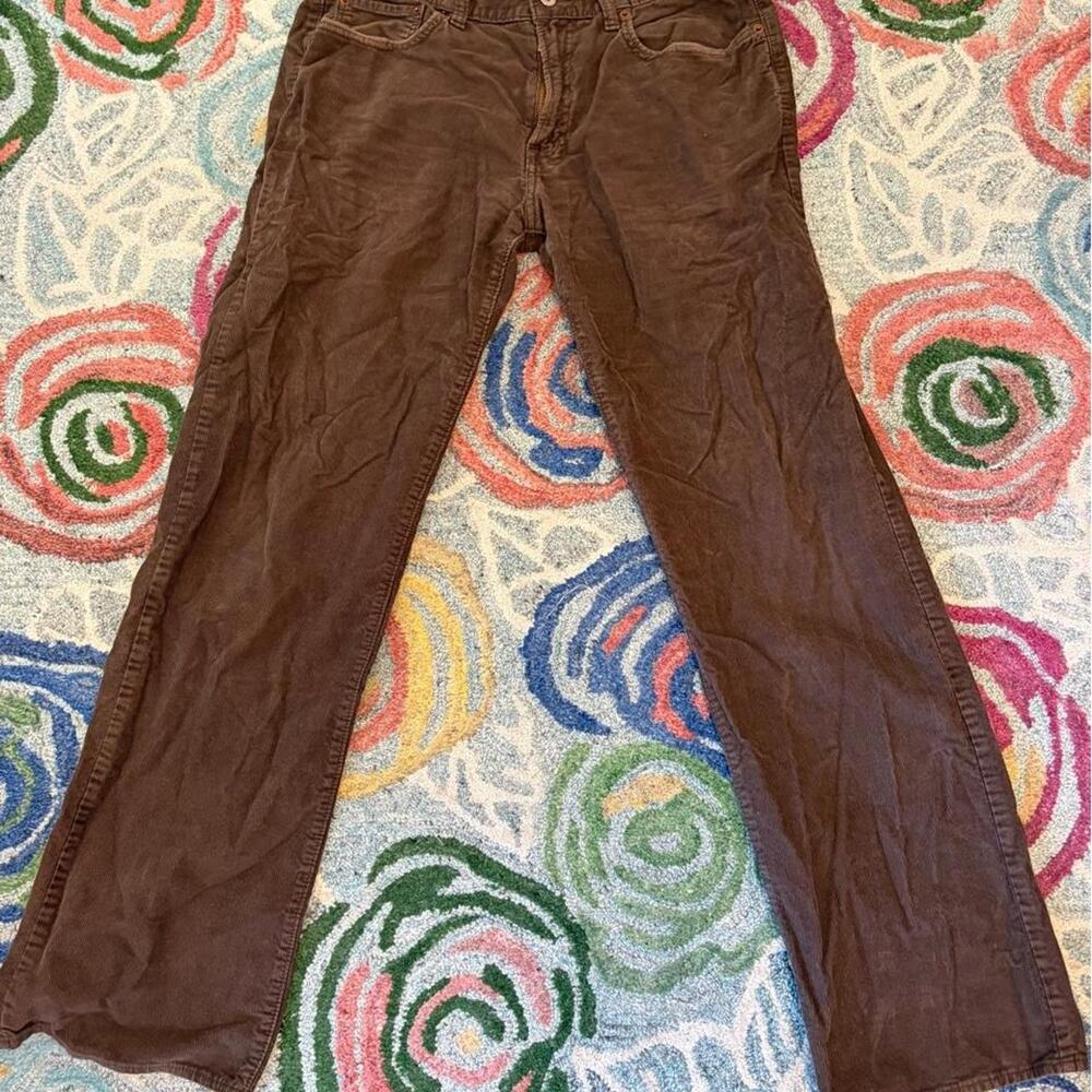 Vintage lucky brand brown corduroy